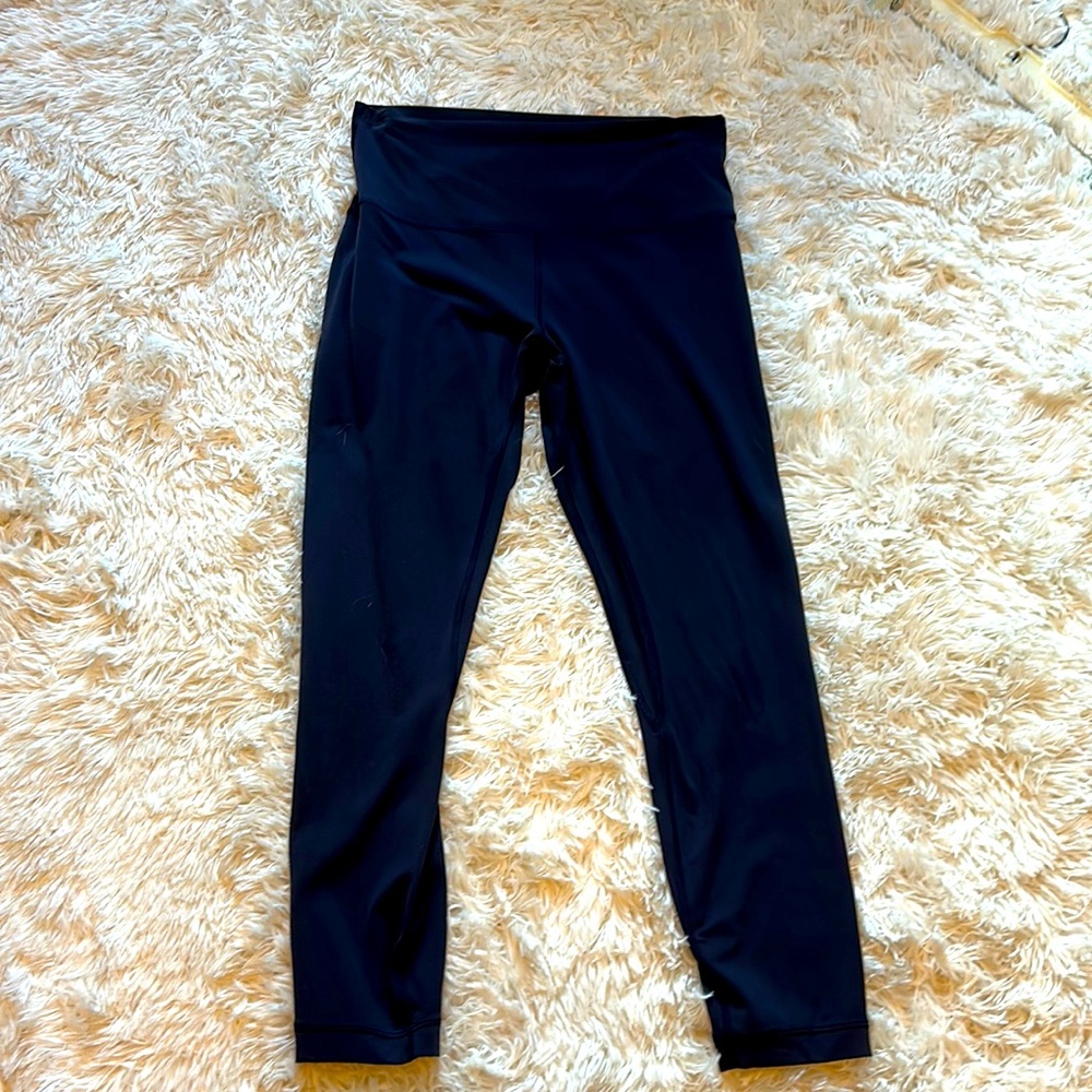 Lululemon leggings, size 10 color navy